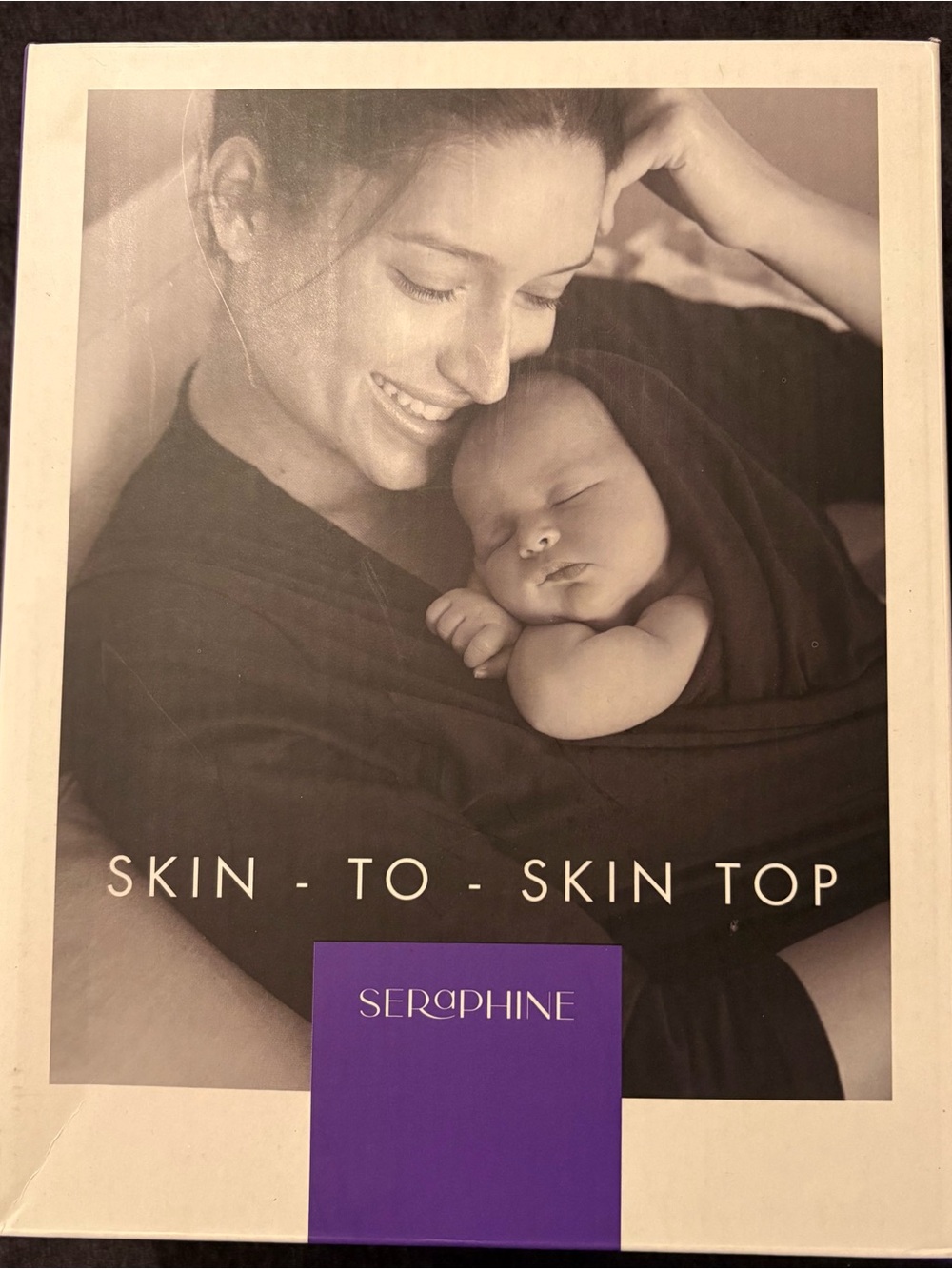 Seraphine Black Skin-to-Skin Nursing Wrap